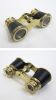 BR48531C - Brass Opera Binoculars Faux Leather Bound