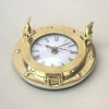 BR4871 - Brass Porthole Clock, 6.25"