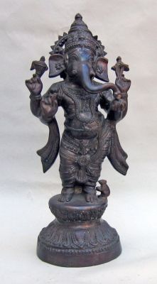 BR50121 - Standing Ganesh Statue