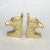 BR60618 - Brass Eagle Head Book Ends