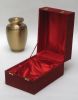 BR67621 - Brass Urn In Velvet Box