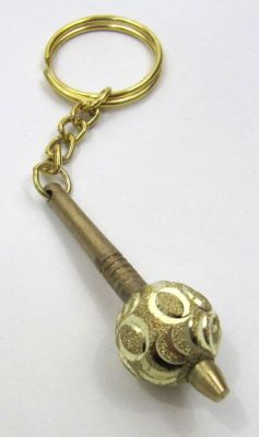 BR7126E - Solid Brass Key Chain - Gada