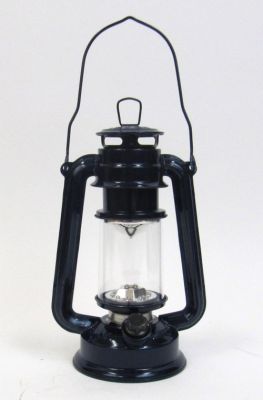 EL15291 - LED HURRICANE LAMP - BLUE - DIMMER SWITCH - REQ. 2 D BATTERIES