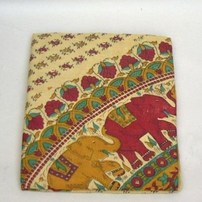 IB101 - Bedspread, Round Elephant Single, Assorted Colors