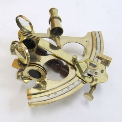 IE786160 - Solid Brass Sextant Without Wooden Box