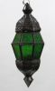 IE78630 - Mughal Candle Lantern, Color Glass