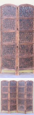 IE78655 - Carved Wooden Screen MDF Flower