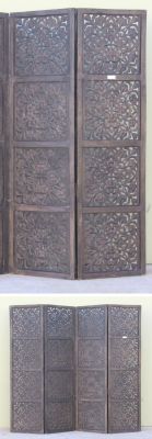 IE78669 - Carved Wooden Screen MDF Big Jali