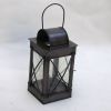 IR1532 - Iron Candle Lantern, 4 Side Glass