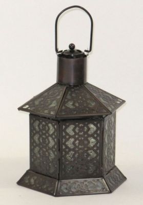 IR15352 - Large Iron Lantern Antique Finish