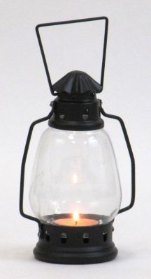 IR15374 - Candle Lantern Clear Glass