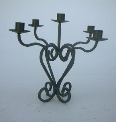 IR22355 - Iron Candle Holder, Hanging, 5 Arms