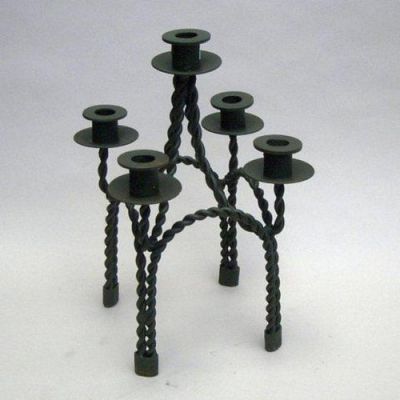 IR2291 - Iron Candle Holder, 5 Lite