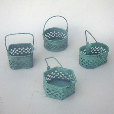 IR25221 - Iron Patina Basket, Set