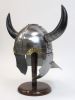 IR80581 - Horned Viking Helmet w/ Side & Rear Guards