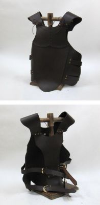 IR807232 - Faux Leather Armor Jacket (L-20345)