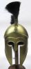 IR80864 - Greek Corinthian Helmet with Black Plume & Yellow Finish