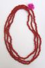 JR1170 - Necklace 5mm Red Bead 60