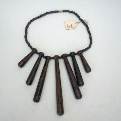 JR1251 - Necklace Baseball Bat Wooden