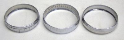 JR317 - Bracelet assorted chrome finish 3 styles