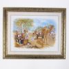 MR3317 - Painting With Frame And Glass Cover - Camel Cart Road