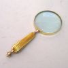 MR4814 - Handheld Magnifying Glass, Brass Handle 9.5"
