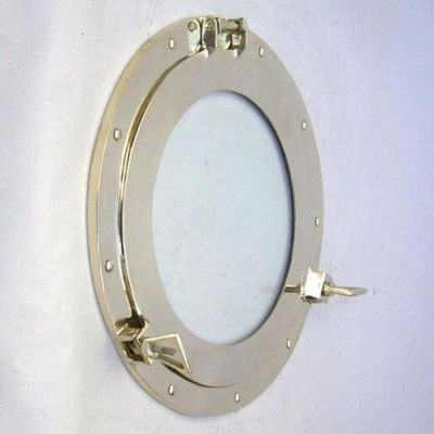 MR48611 - Brass Porthole Glass, 14.75"