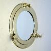 MR4870 - Brass Porthole Mirror, 11"