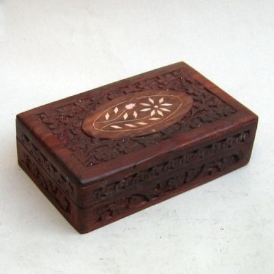 SH104 - Carved Wooden Box