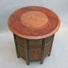 SH122 - Hand Carved Wooden Octagonal Table