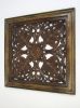 SH15740A - Carved wooden wall panel, wall hanging, Flower
