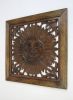 SH15750A - Carved wooden wall panel, wall hanging, sun