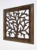 SH15755 - Carved wooden wall panel, wall hanging, tree