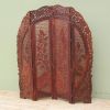 SH15815 - Carved Wooden Screen Deluxe Elephant Design