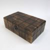 SH23212 - Medium Wooden Pirate Chest Box Iron Strip