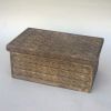 SH2330 - Nested Box Set, Hand Carved Wooden Chests