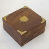 SH68981 - Wooden Inlaid Box Sun Design