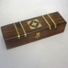 SH6904 - Wooden Box Brass Inlaid