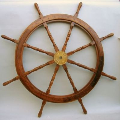 SH8765 - Wooden Ship Wheel, 47"