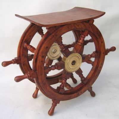 SH8963 - Ship Wheel Table, 24"