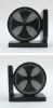 SS12140 - Soapstone Bookend Pair, Circle with Iron Cross