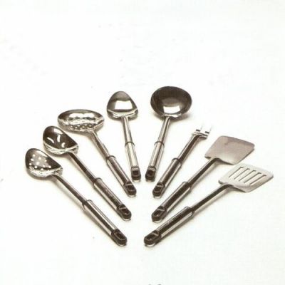 SST6993 - Kitchen Utensil Tool Set of 8 - Stainless Steel - Kitchen Gadgets Cookware Set - Best Kitchen Tool Set Gift