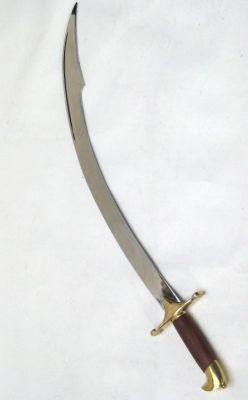 WP12334 - Chromed Scimitar