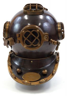 AL5255B - Aluminum Divers Helmet, Mark Five