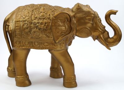 AL60731B - Ambari Elephant (Gold Finish)