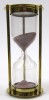 BR4864EP - Brass 5-minute Hourglass w/ Purple Sand 6.375"