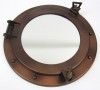 IR48601 - Porthole Mirror, Iron w/ Antique finish, 11"