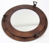 IR4861 - Porthole Mirror Antique Finished - Iron, 15"