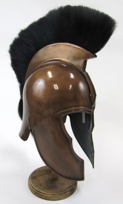 IR80421 - Trojan Plumed Helmet, Copper Colored