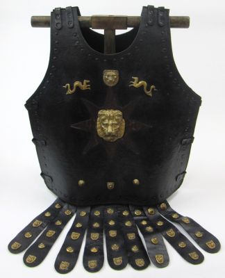 IR80723B - Faux Leather Lion Armor w/ Fringe